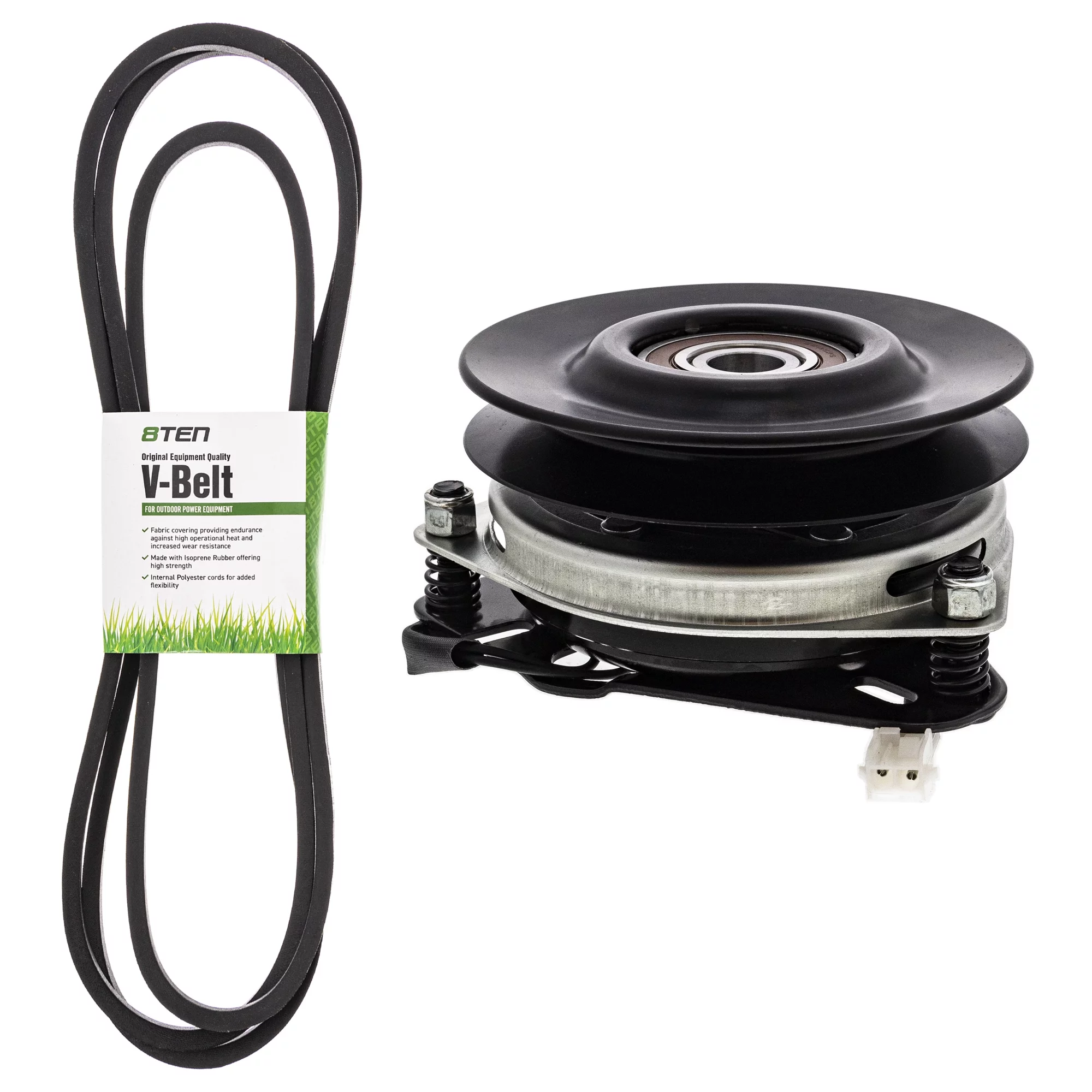 8TEN Belt PTO Clutch Kit for Husqvarna Poulan RZ5424 Z254 RZ5426 RZ54i MK1006384