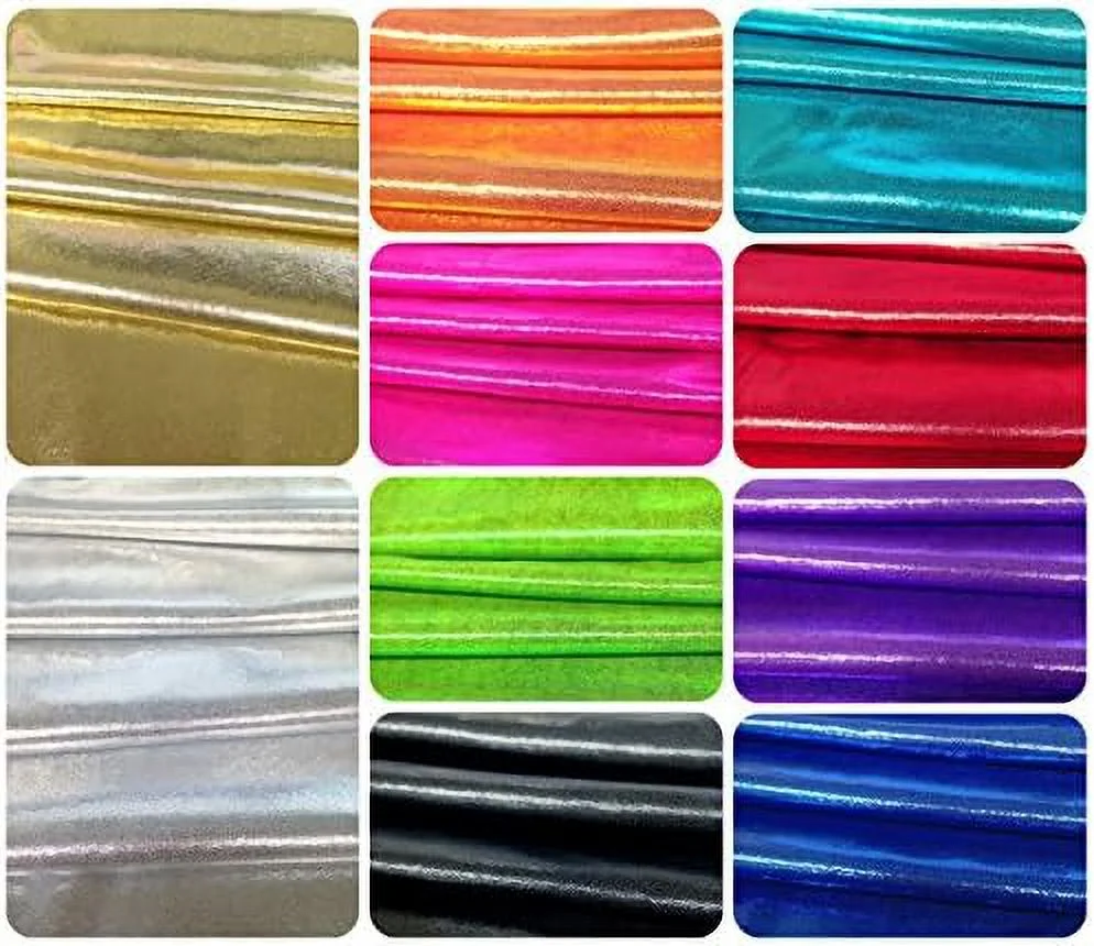 Shiny Finger 4-Way Stretch Heavy Nylon Spandex Fabric (Lime)