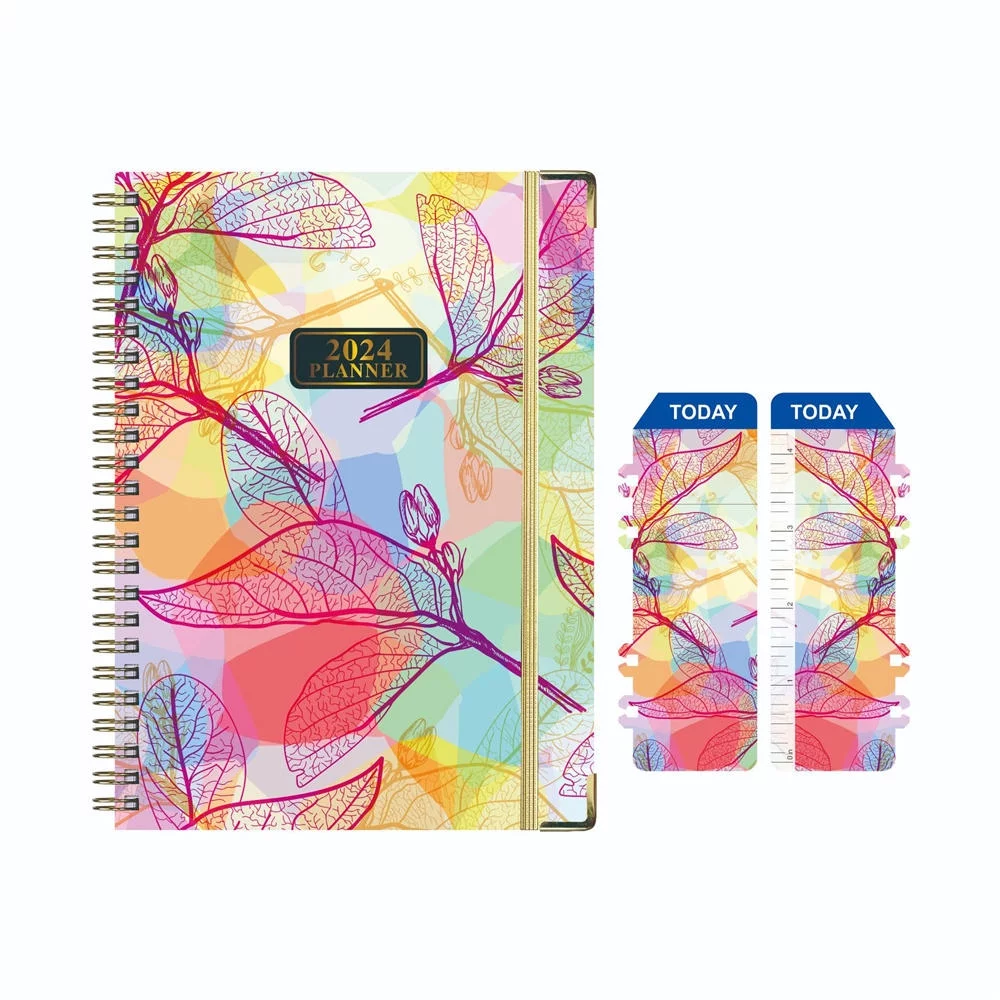 Daily Calendar Planner Notebook 2024 Weekly Monthly Office Agenda Organizer Time Management Personal Appointment Journal