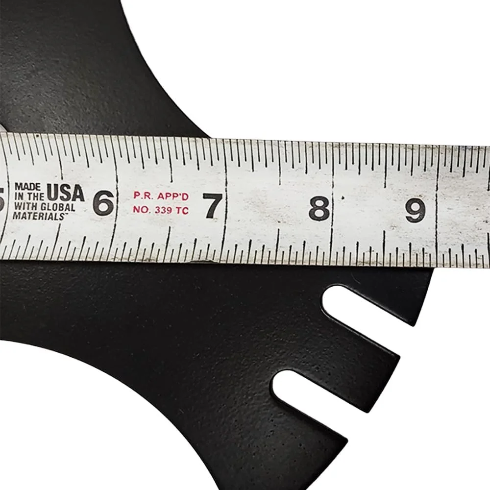 proven part Pack of 10 Edger Blades Three Sided Star 9 in. Center Hole 5/8 in. Replaces 40-009 781-0748 781-0748-0637