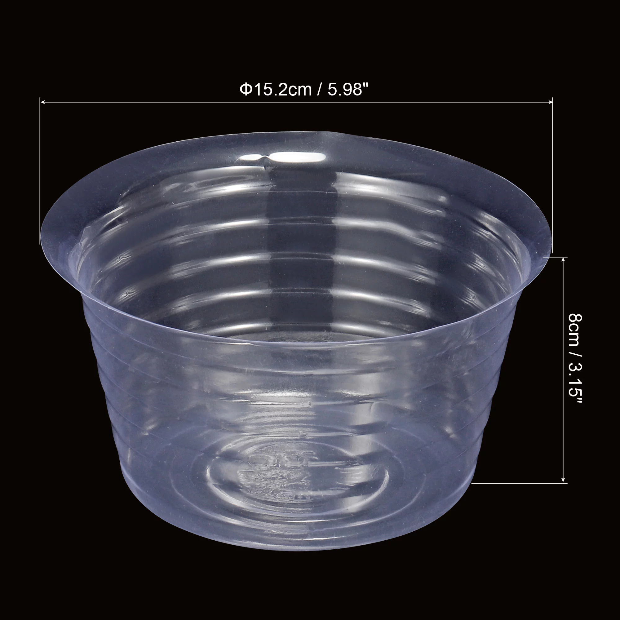 Unique Bargains Plastic Plants Pot Saucer Flower Drip Tray