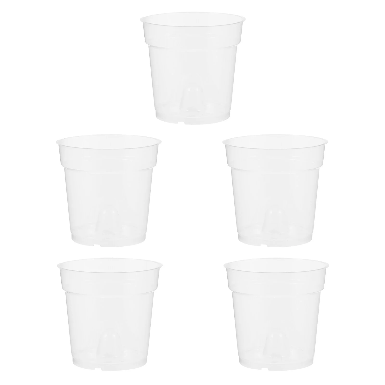 5pcs Simple Orchid Pot Flower Planter Garden Indoor Outdoor Plant Pot Home Decor