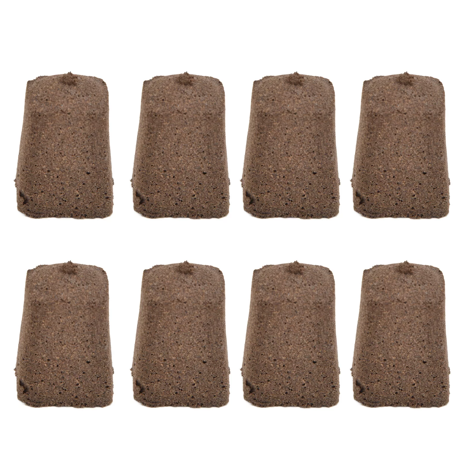 Nimomo 50pcs Growth Plugs Bamboo Charcoal Seed Starter Plugs Multipurpose Environet Seed Starter Plugs for Seed Starting Hydroponic and Soil Applications