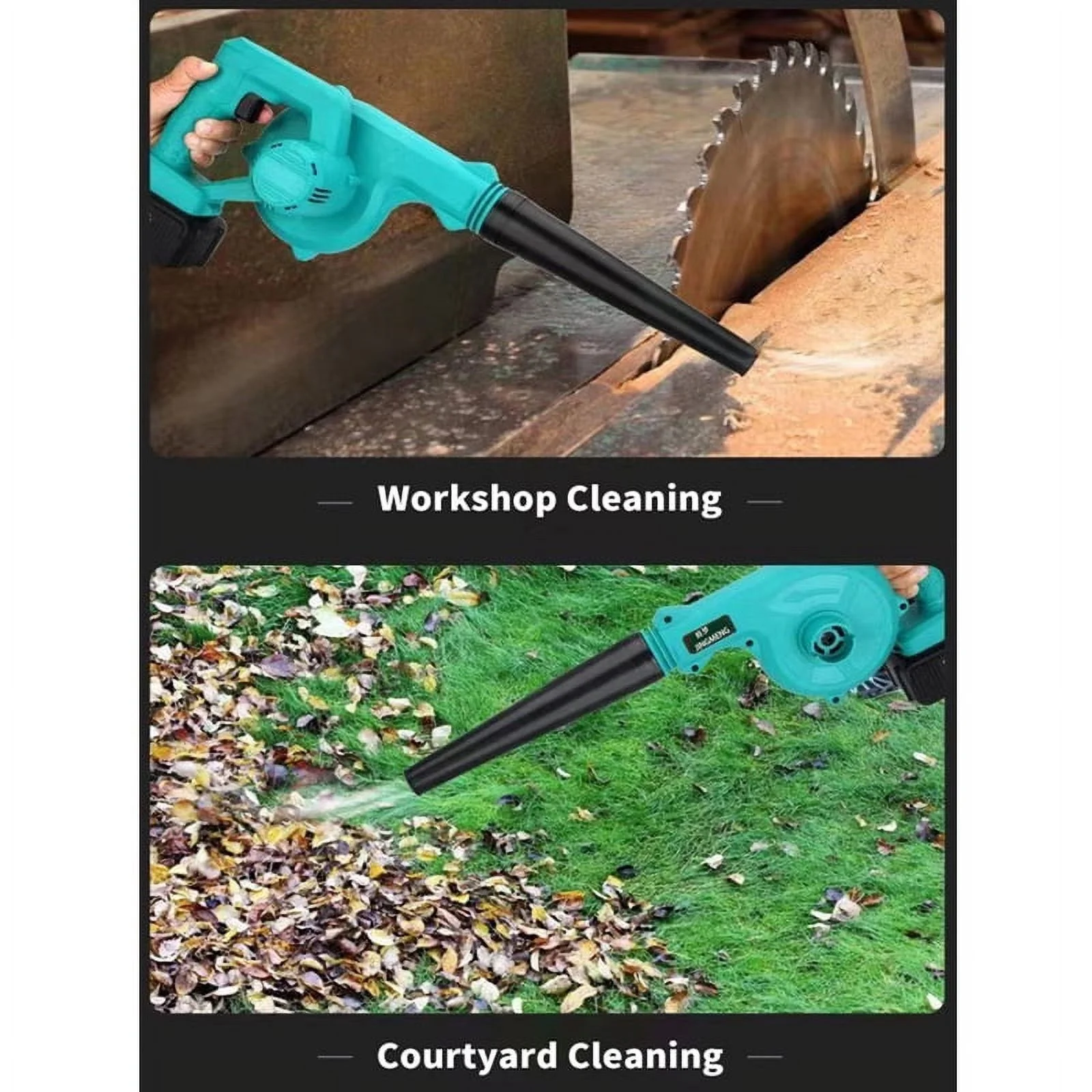 Air Blower Garden Cordless  Vacuum Cleaner Dust Computer Collector Handheld Power Tools   Battery