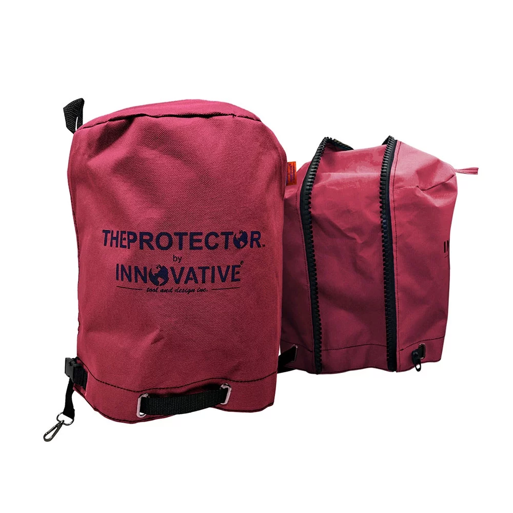 Trimmer cover, trimmer wrap, weed Wacker cover, weed eater wrap, cover, wrap (Red)