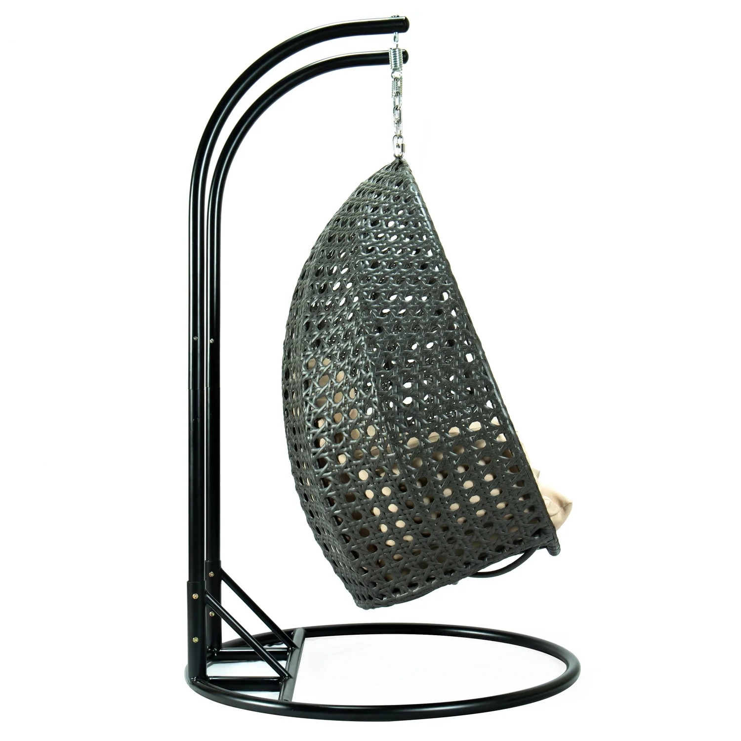 Maykoosh Boldly Bohemian Wicker Hanging 2 person Egg Swing Chair