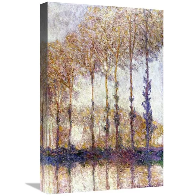 22 in. Poplars Art Print - Claude Monet