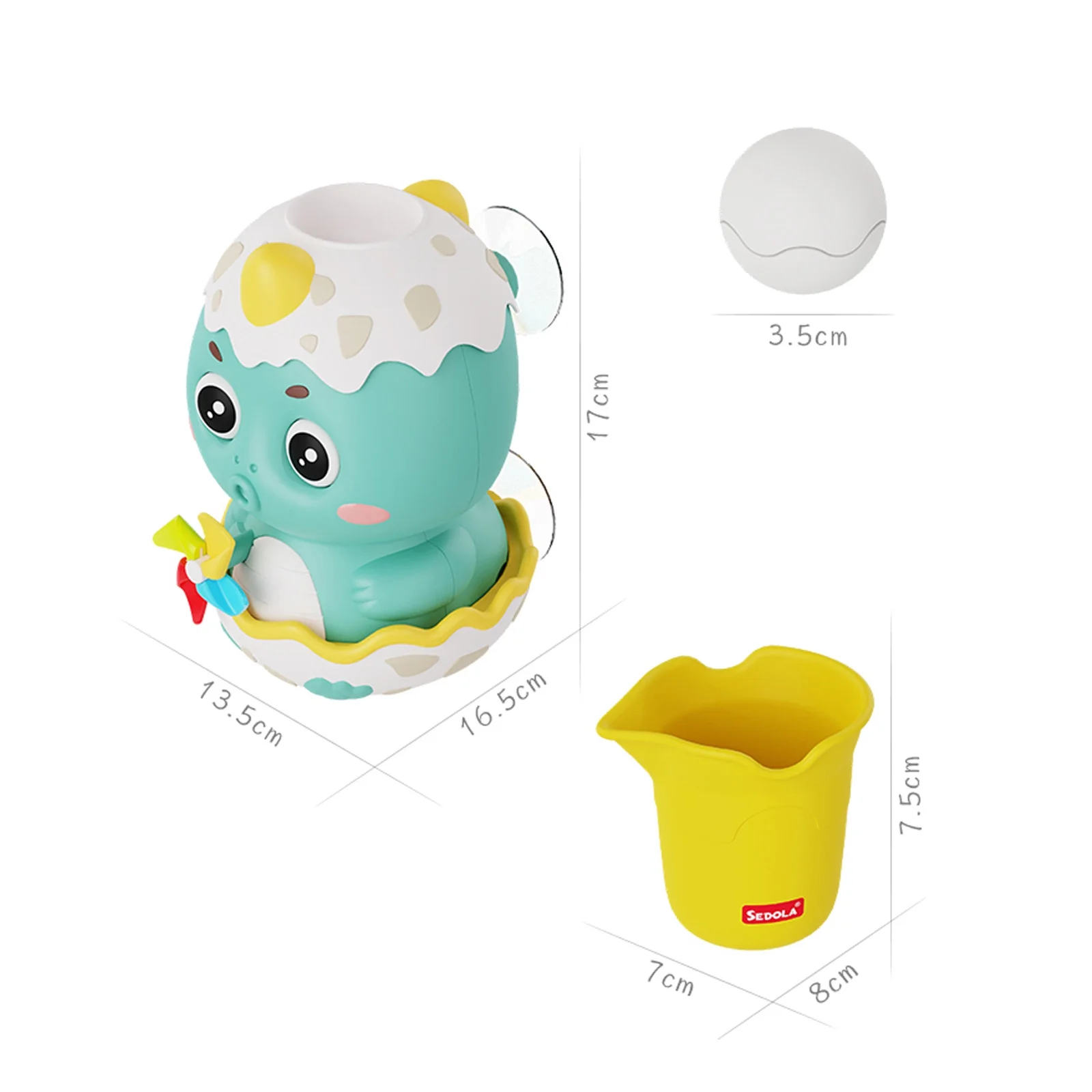 Model PVC Suctions Shower Toys for Toddlers Age 18+ Months Water Spray Toy for Cognitive Development Infant Bathing Toys for Fun