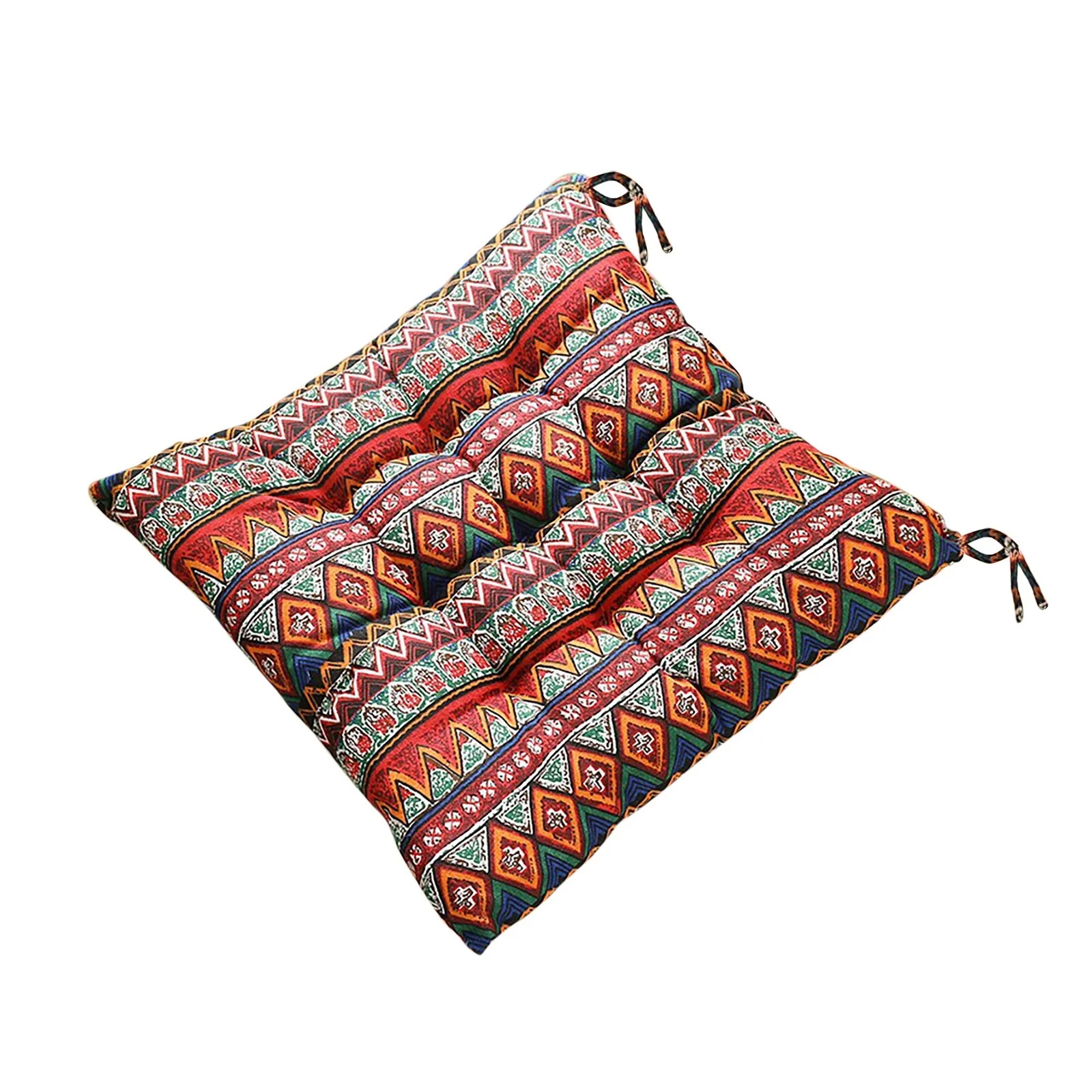 SIfdSeng Western Throw Pillows Seat Cushions Cushions Chair Cushions Seat Cushions 40X40 Cm Garden Chair Cushions Garden Seat Cushions Balcony Green Throw Pillows