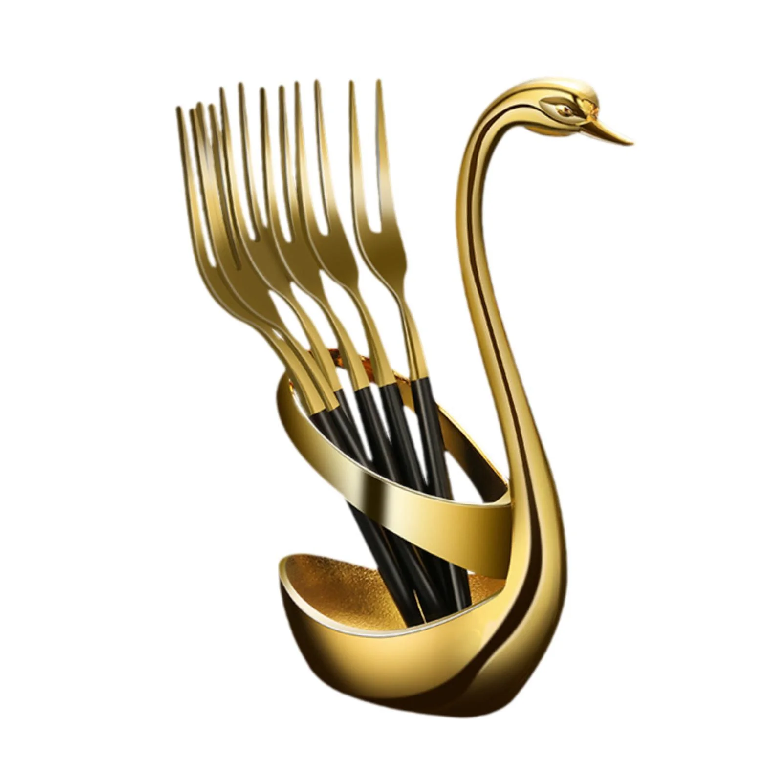 jicheng 6 Pieces Fruit Forks Multipurpose Party Favor with Jar for Home Gift Wedding