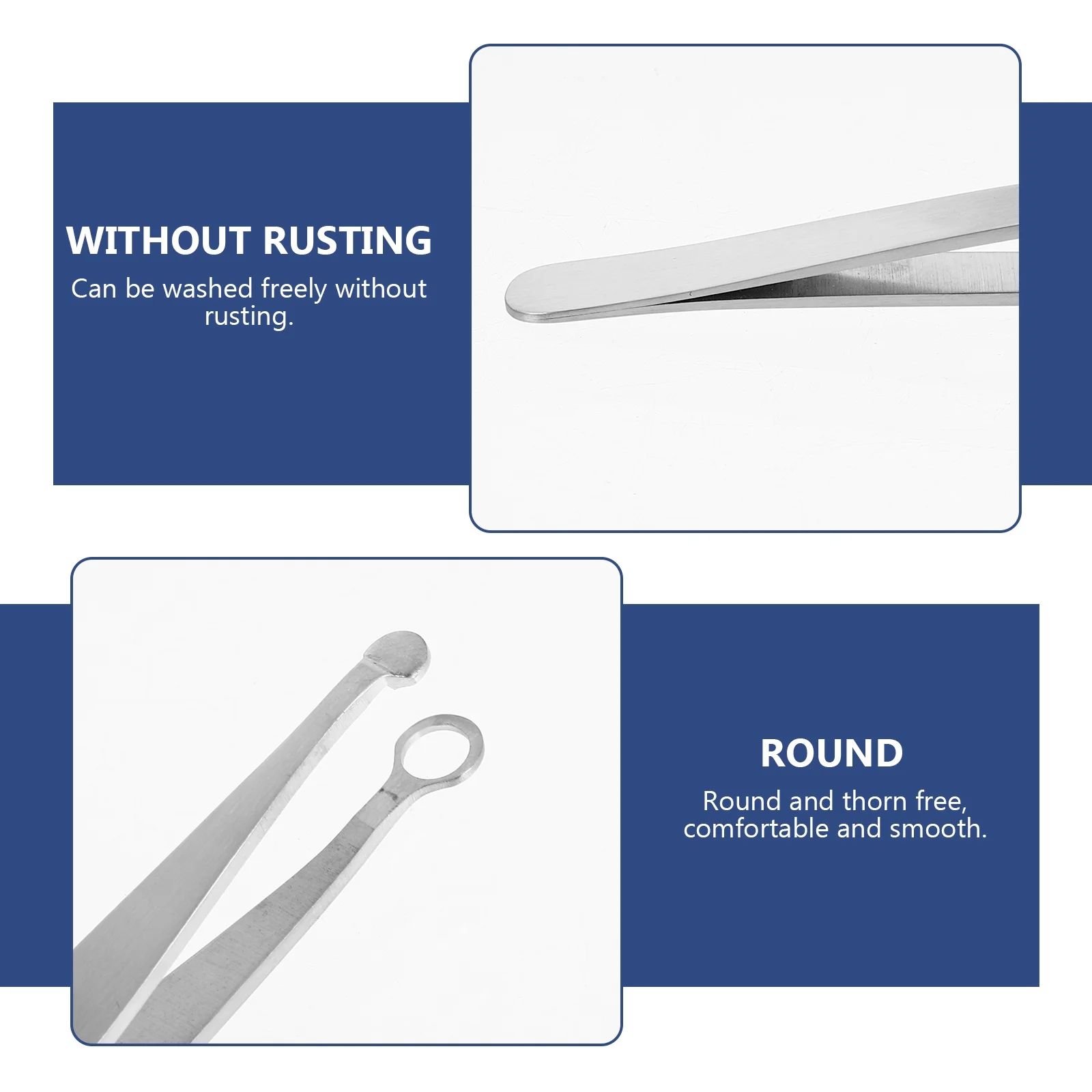 Nose Hair Trimmer Remover Beard Tool Nasal Trimming Grooming Scissor Cleaner Fader Stainless Steel Man Miss