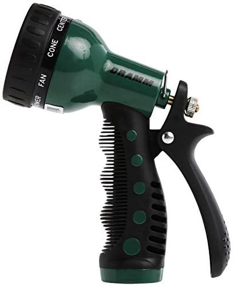 Dramm 12704 9-Pattern Revolver Spray Nozzle, Green