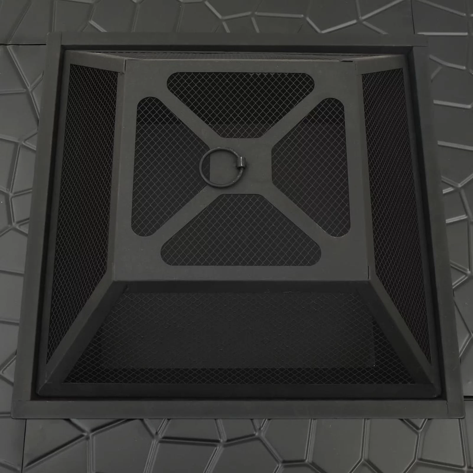 Tomshoo Garden Fire Pit with Poker 31.9