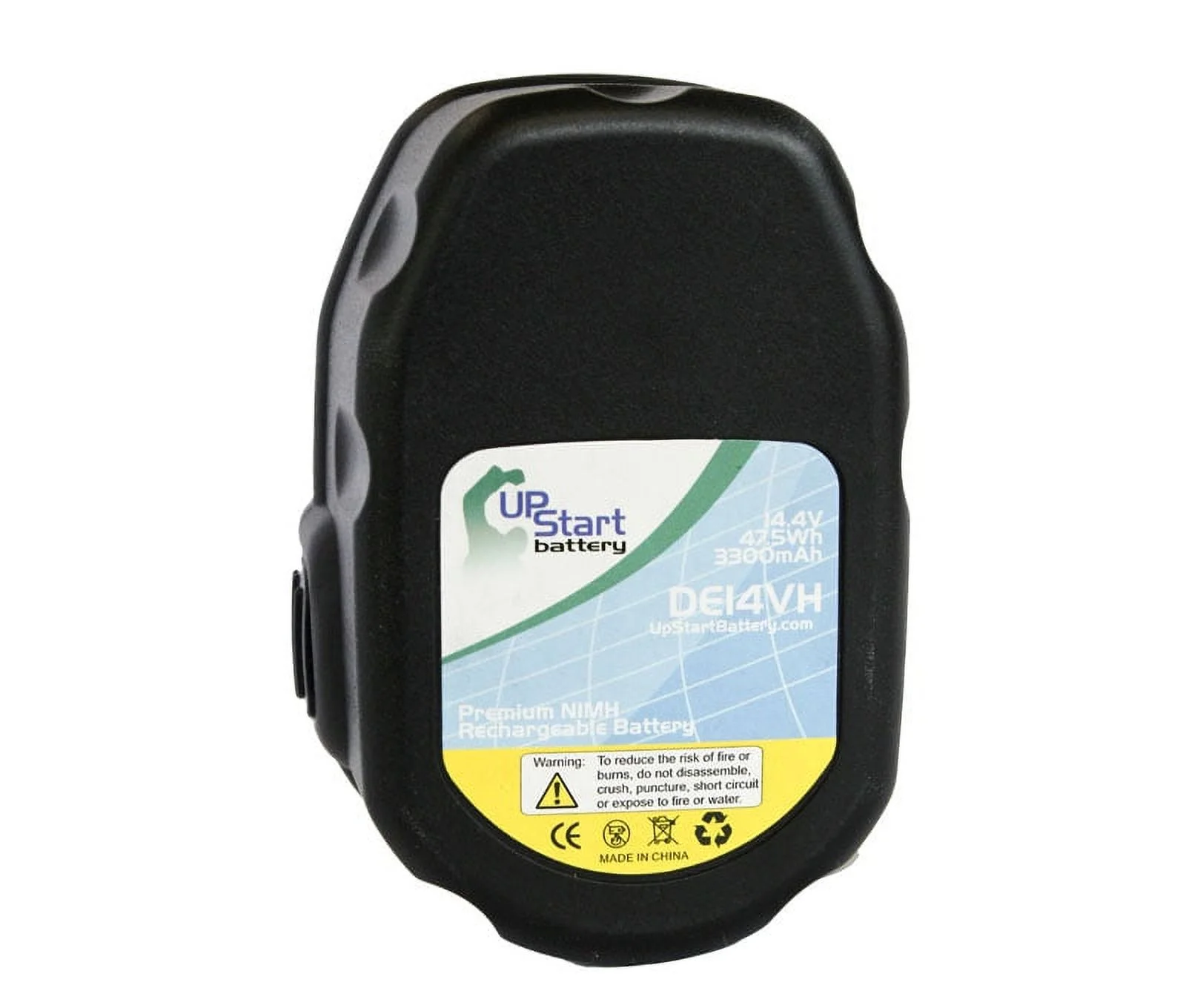 2-Pack UpStart Battery DeWalt DC732KL Battery - Replacement DeWalt 14.4V Battery (3300mAh, NI-MH)