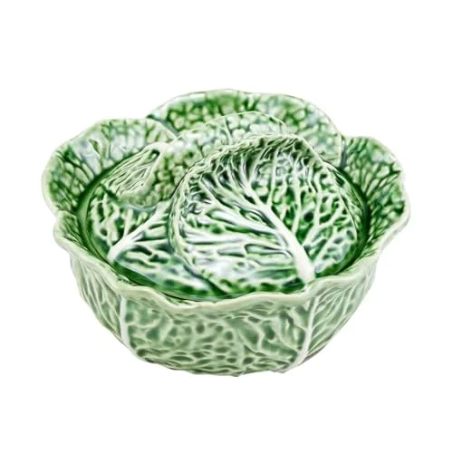 Bordallo Pinheiro Cabbage Tureen 13 oz. Green,