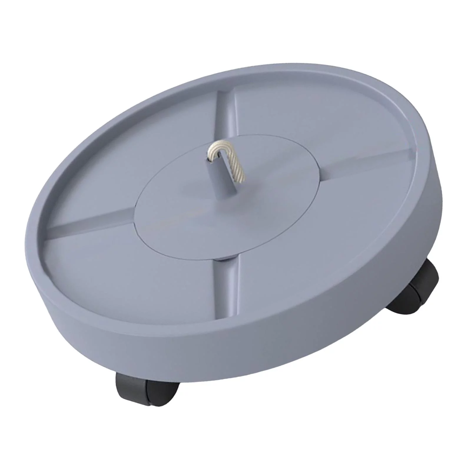 Plant Wheels, Round Flower Pot, Planter Trolley Casters, Moving Plant Pot Roller Planter Trolley Caster , Gray