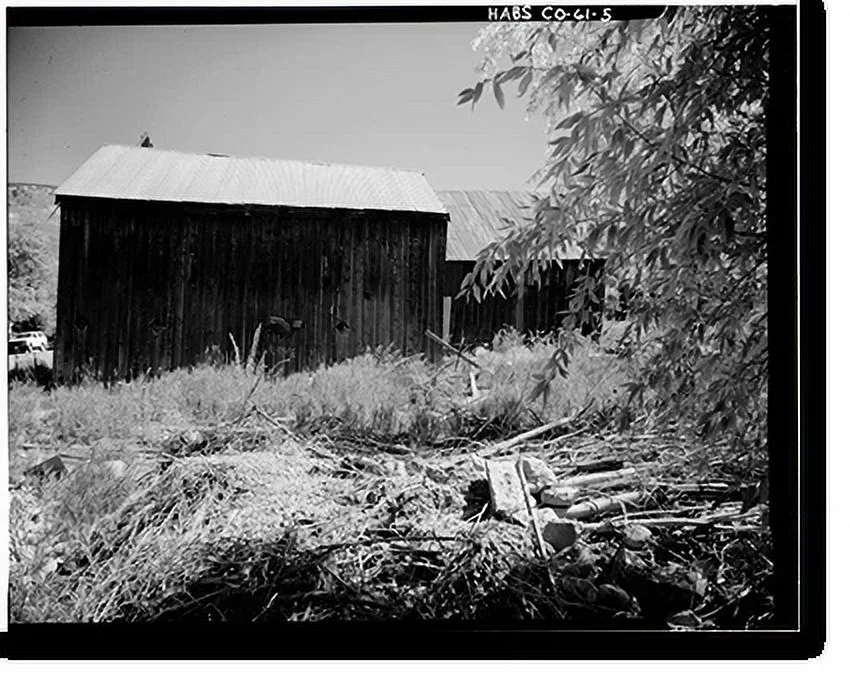 Historic Framed Print, Aspen Lumber Company Building, 100 West Cooper Street, Aspen, Pitkin County, CO - 5, 17-7/8