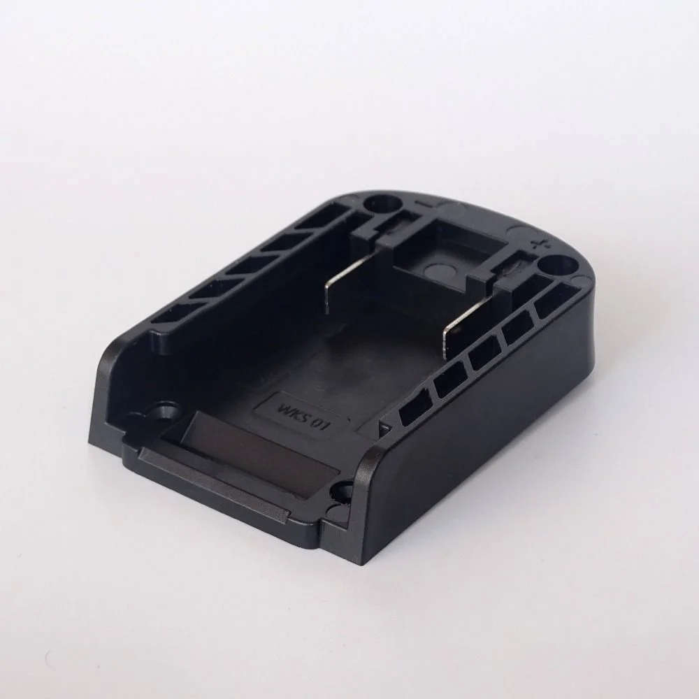 Practical  Portable ABS DIY Adapter Holder Base Battery Connector Charging Head Shell BLACK FOR WORX