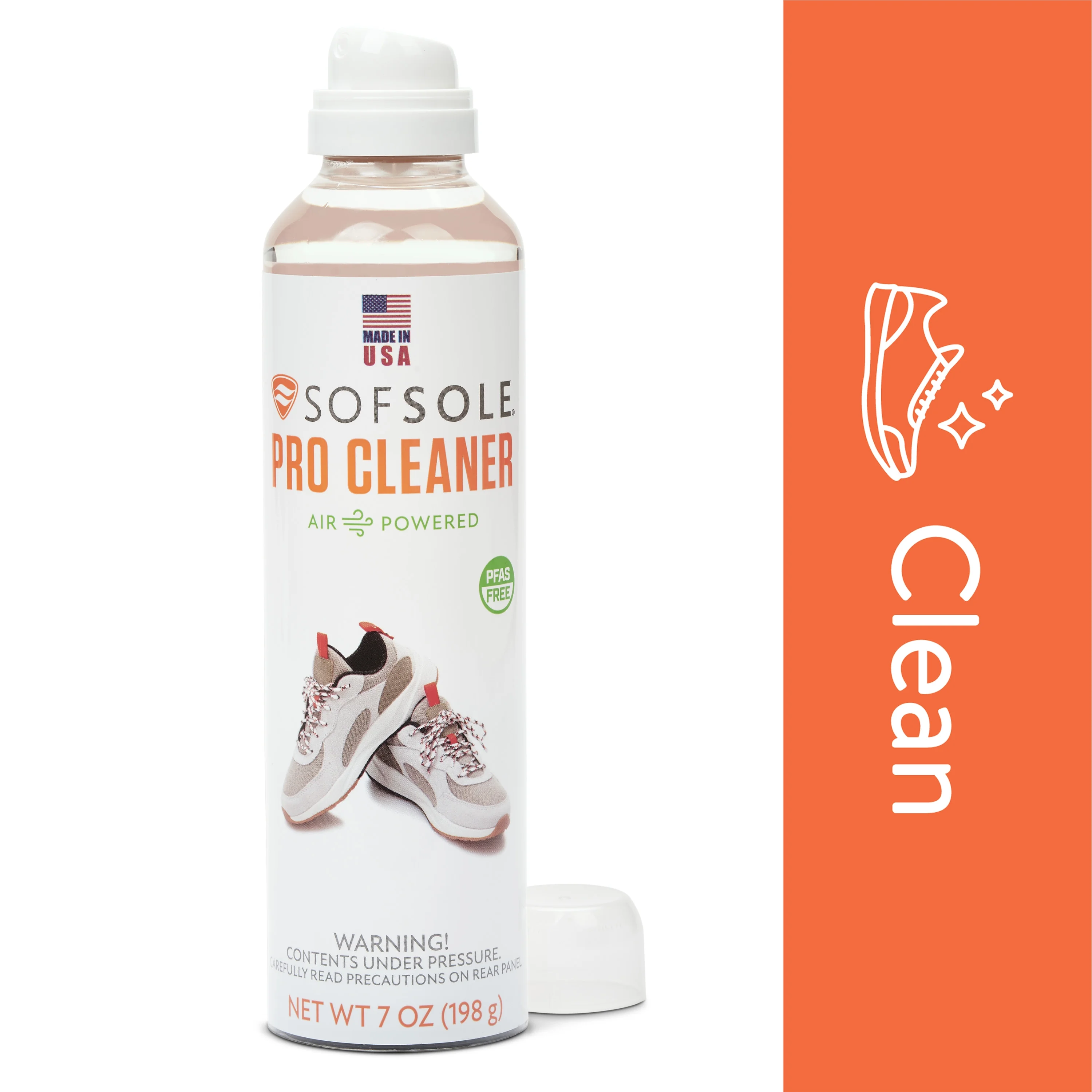 Sof Sole Air Powered Pro Shoe and Apparel Cleaner 7 oz