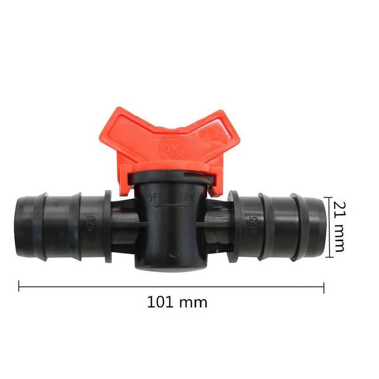 Garden tap 1/2" 5/8" 3/4" Irrigation Water Valve Irrigation Water Hose Mini Valve Watering Pipe Waterstop connectors 20 Pcs