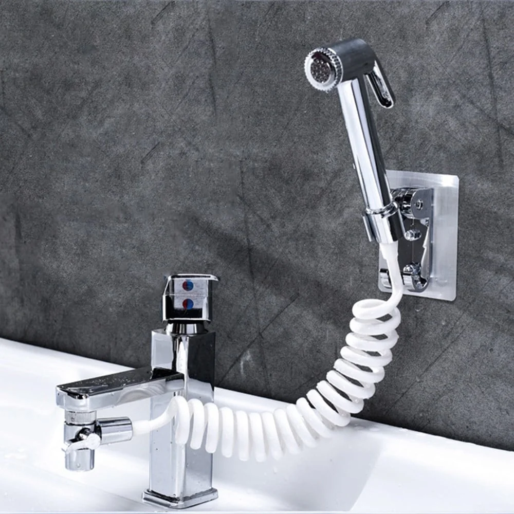 Bathroom Faucet Sprayer Sprinkler+Base+Hose+ Set For   Sink