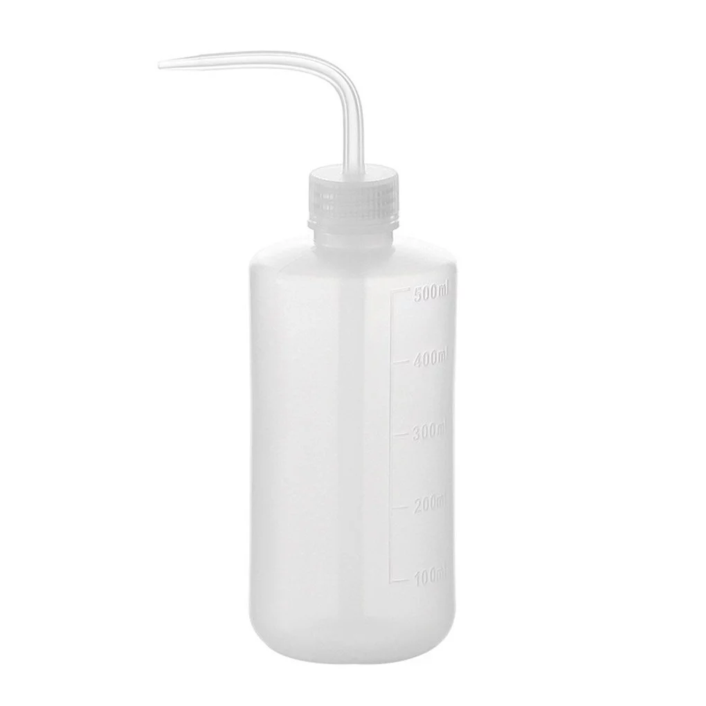 Squeeze Watering Device Plastic Flower Wash Bottle Garden Plant Irrigation Tool, 500ml