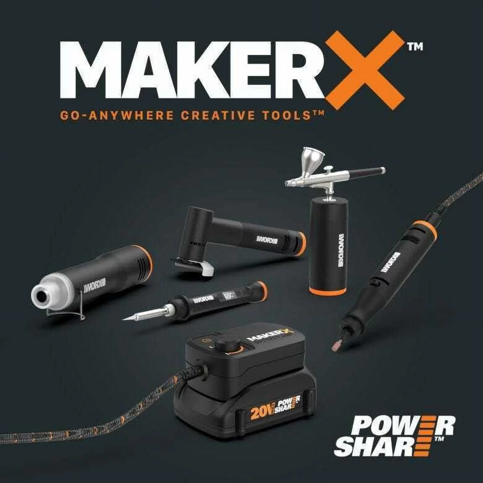Worx MAKERX WA7150 20V Hub Power Adapter