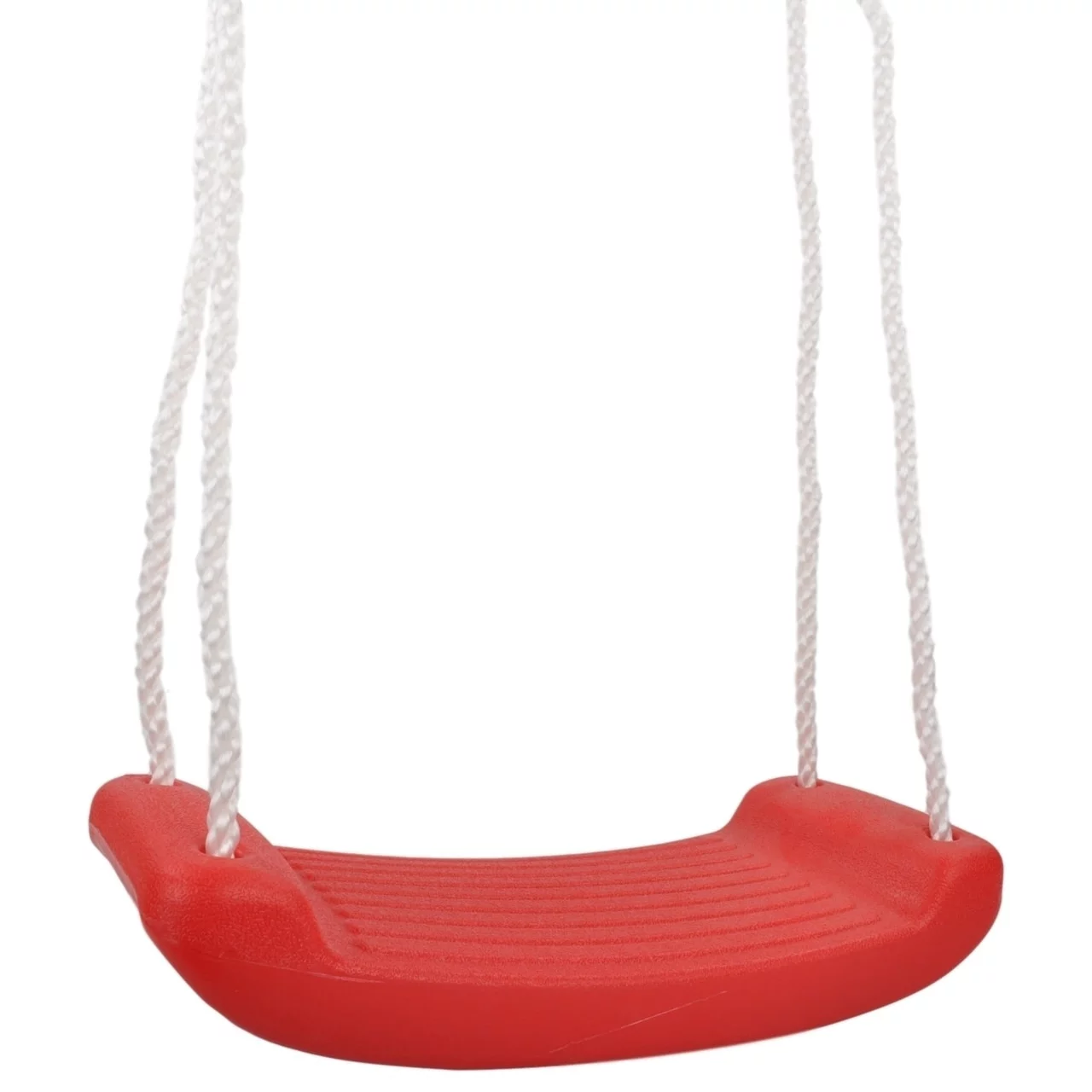 Swing Set Stuff Inc. Plastic Seat (Red) with Rope and SSS Logo Sticker
