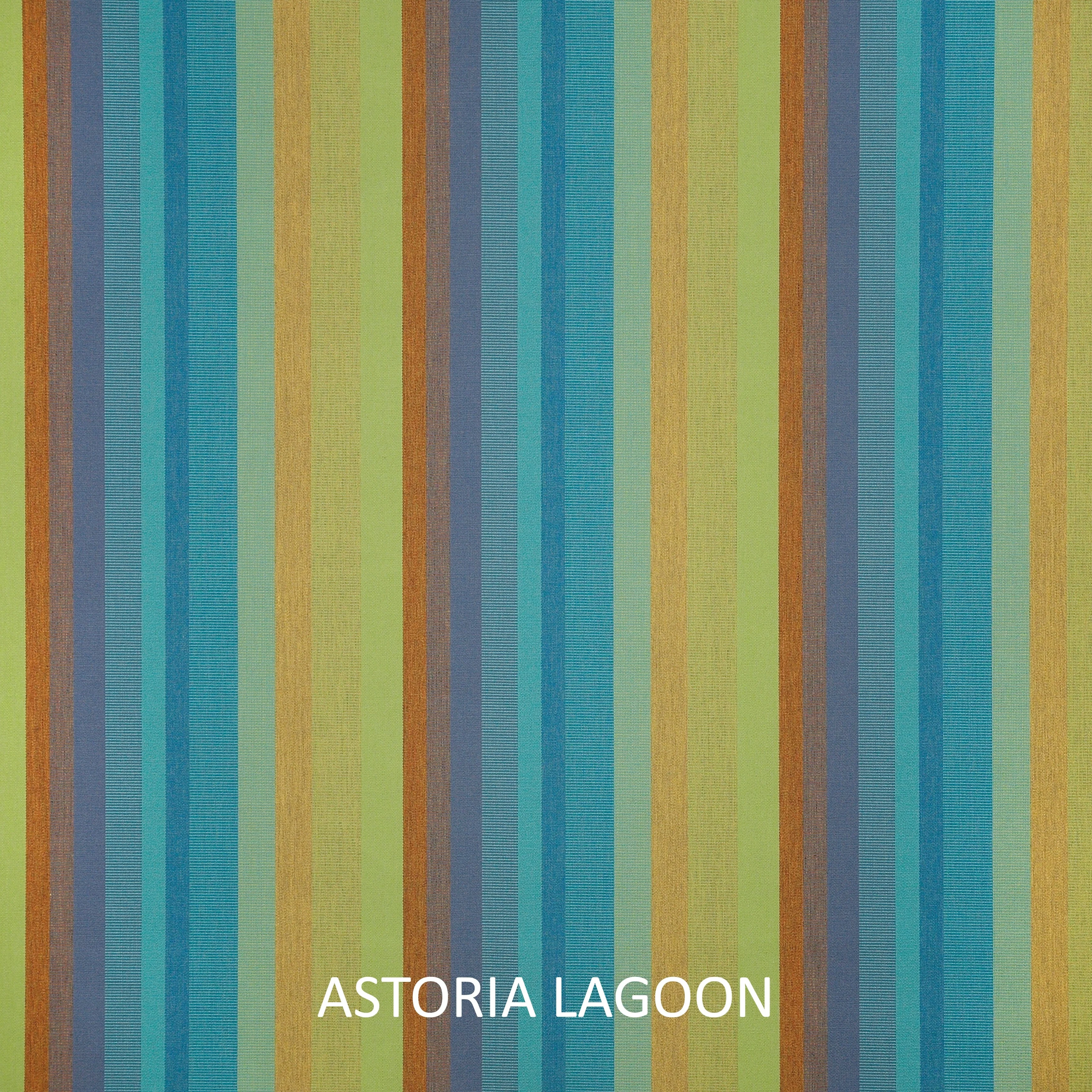 Humble and Haute Lehigh Sunbrella Indoor/ Outdoor Chair Cushions, Set of 4 - 19 in w x 16 in d - 19 in w x 16 in d astoria lagoon