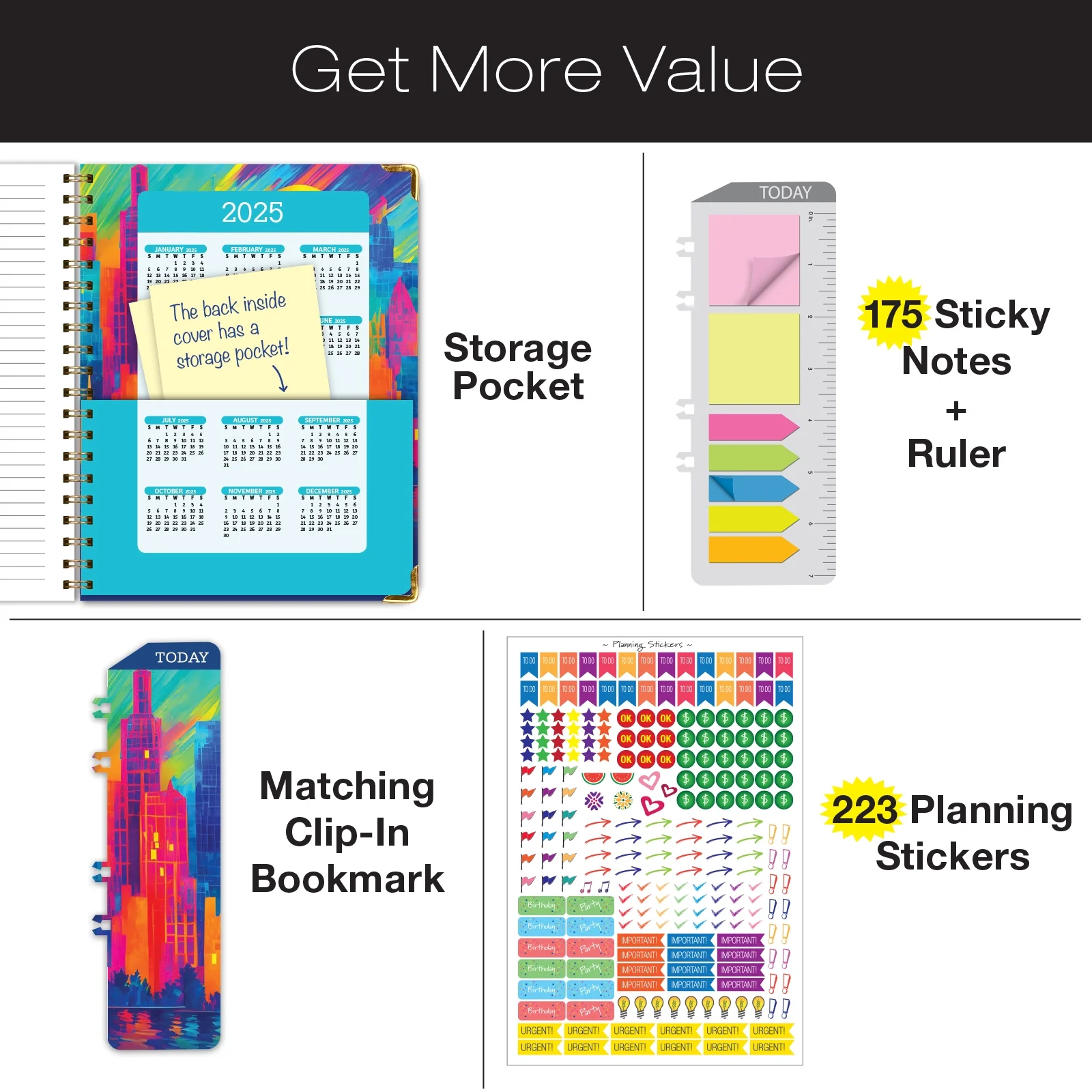 Hardcover CY 2024 Fashion Planner - 8.5