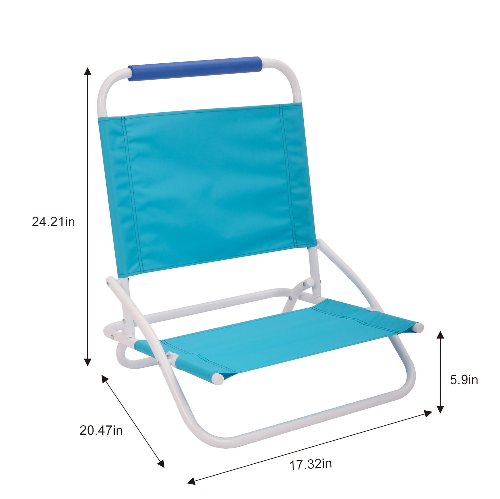Folding Beach Sand Chair Teal