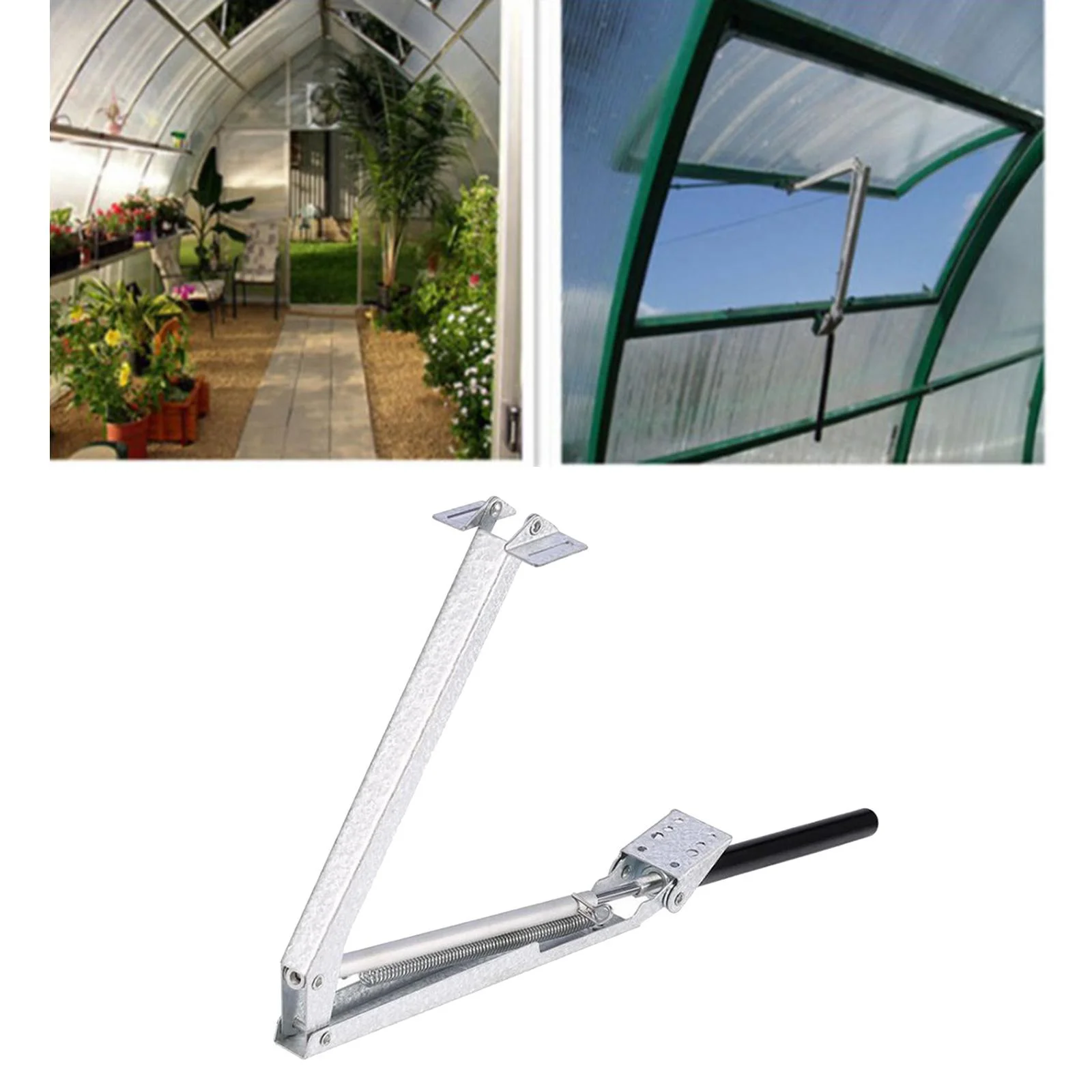 Solar Sensing Automatic Greenhouse Window Opener Spring Auto Opening Tool, Automatically Opening Closing
