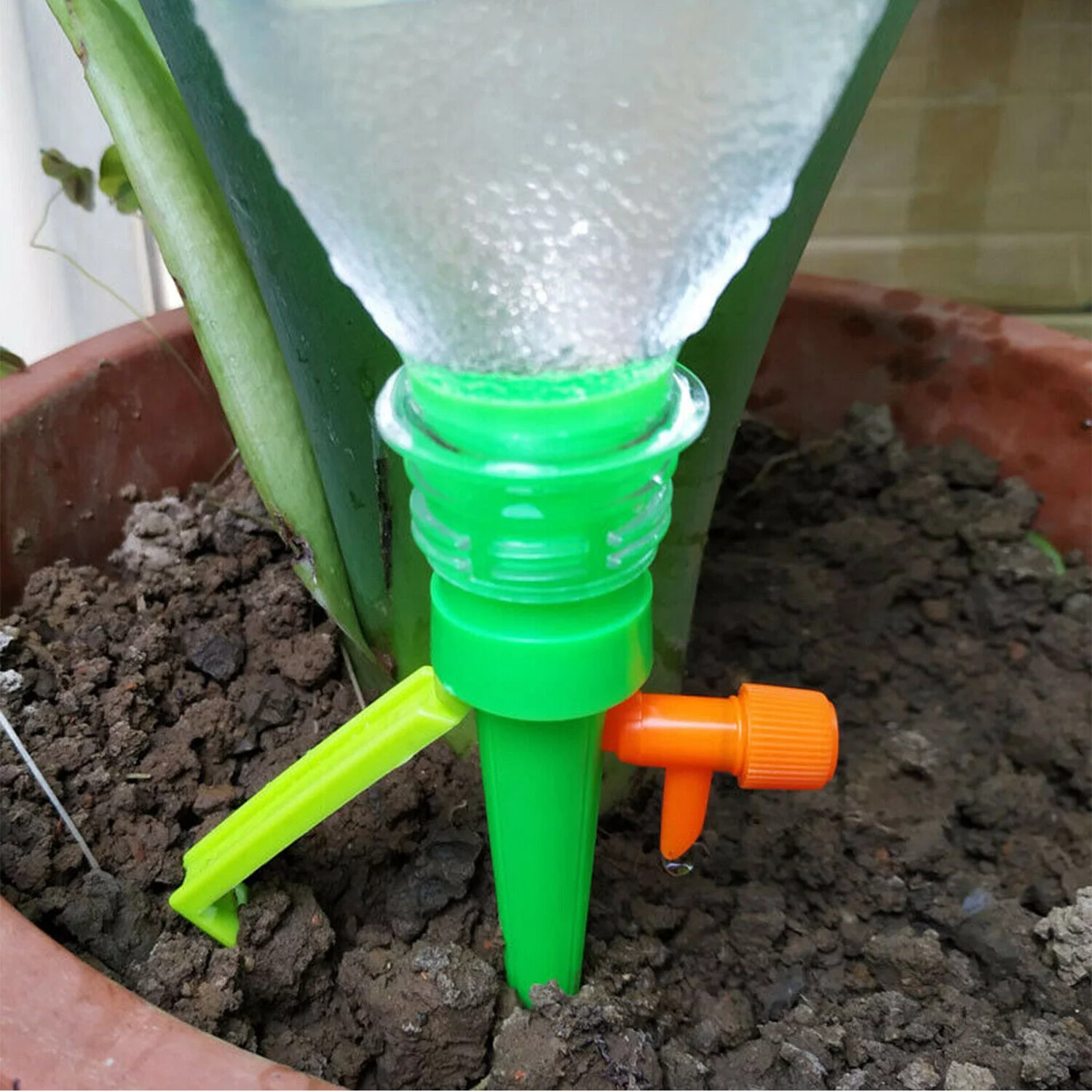 12/24/48 PCS Automatic Self Watering Spikes Plants Water Drip Irrigation System