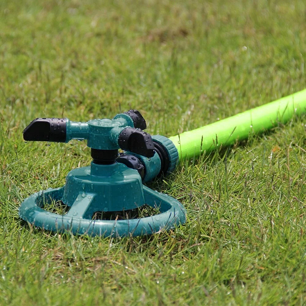Garden Sprinkler, Adjustable 360 Degree Rotation Lawn Sprinkler, Large Area Coverage