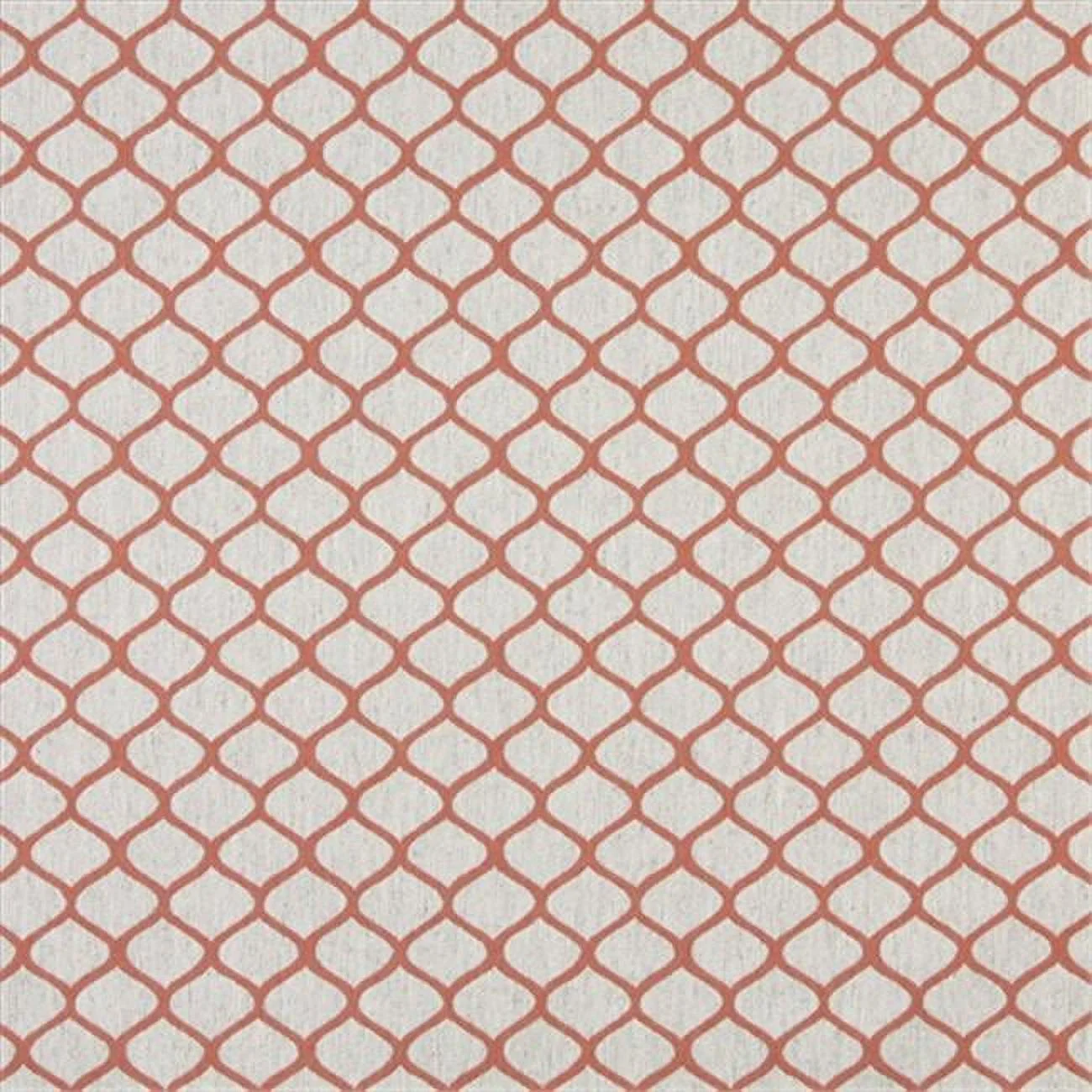 Designer Fabrics  54 in. Wide Persimmon And Off White- Modern- Geometric- Designer Quality Upholstery Fabric