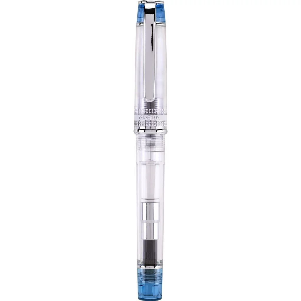 Pilot Prera Fountain Pen - Light Blue & Clear Body - Medium Point
