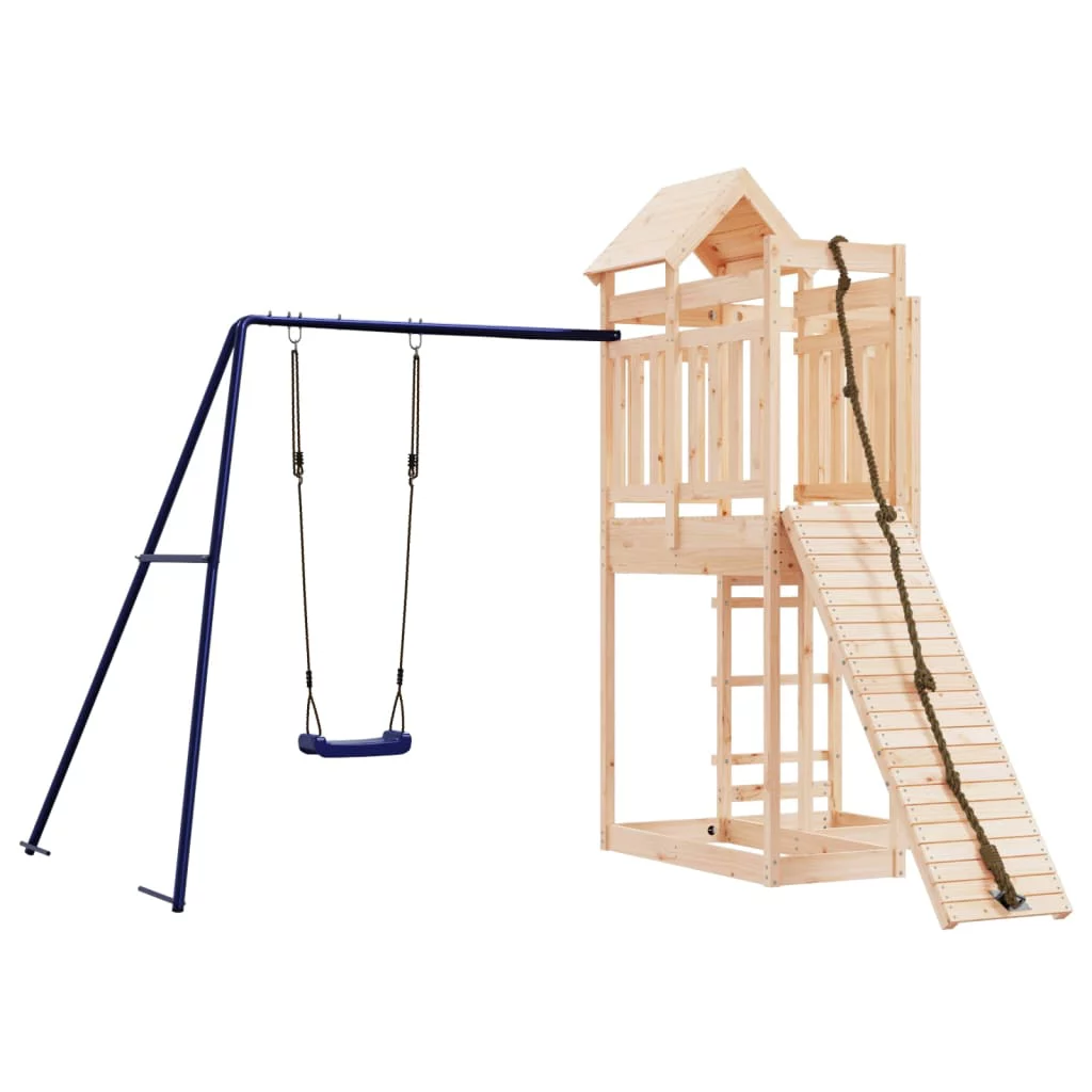Andoer parcel, 3-8 Years Set Kids Wood Pine 3156877 Vidaxl Set Wooden With Slide With With Slide X 111