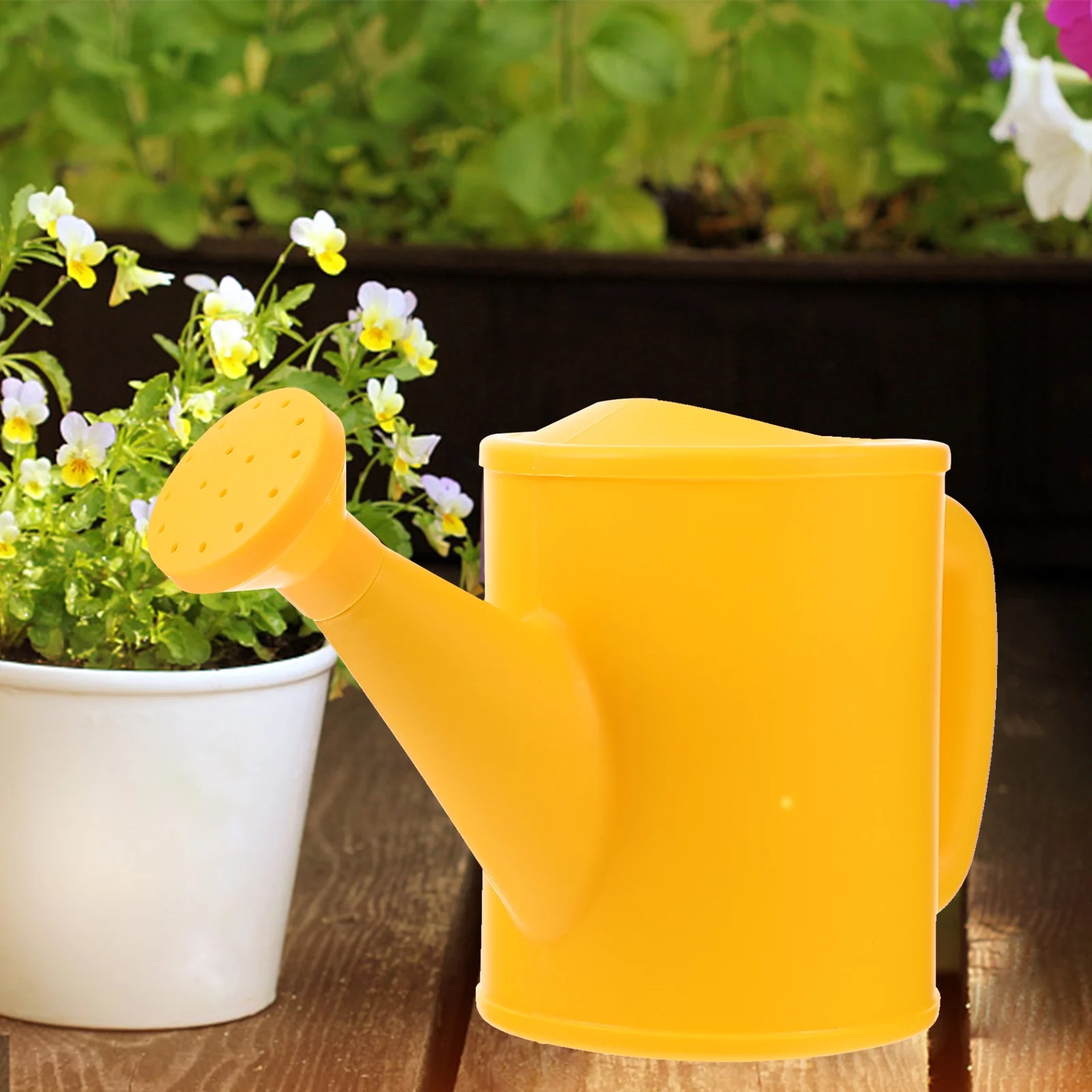 Qumonin Children's Garden Bucket Watering Jug Plastic Watering Can with Shower Head