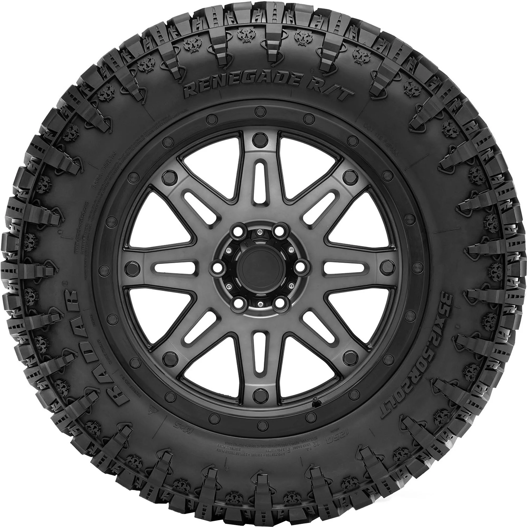 Set of 2 Radar Renegade R/T LT33X12.50R20 119Q F Tires