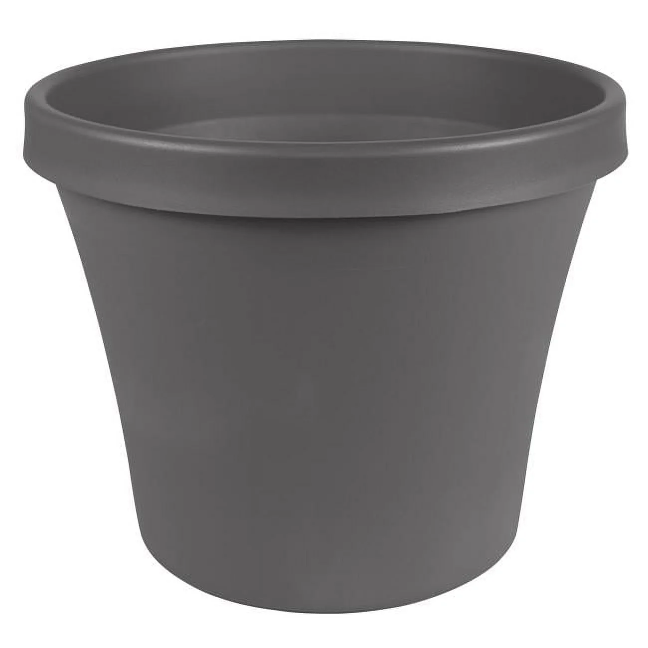 24 in. Terra Pot Planter, Charcoal