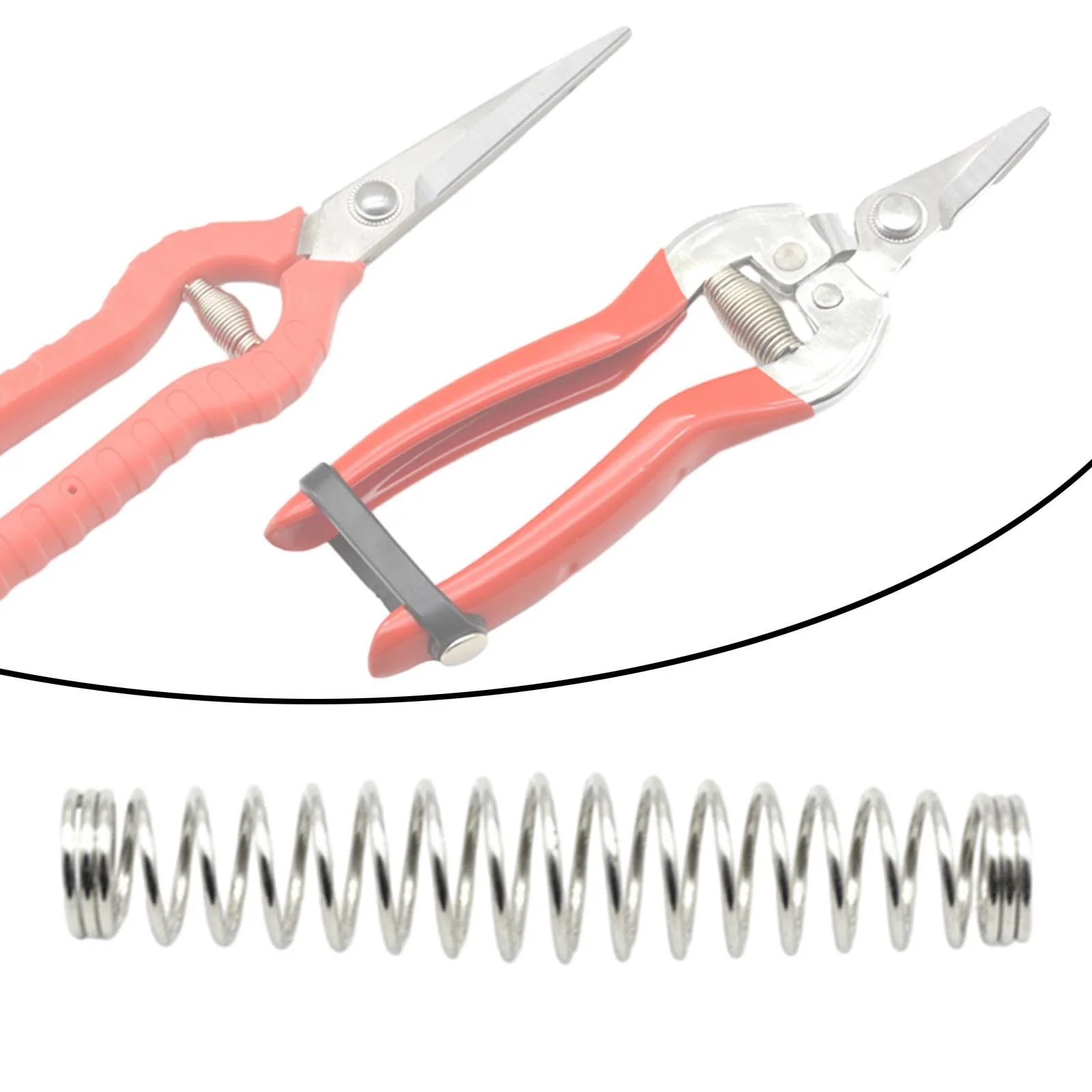 Miulika 2xSpring Pruner Replacement Durable High Elasticity Pruning Tool Precision