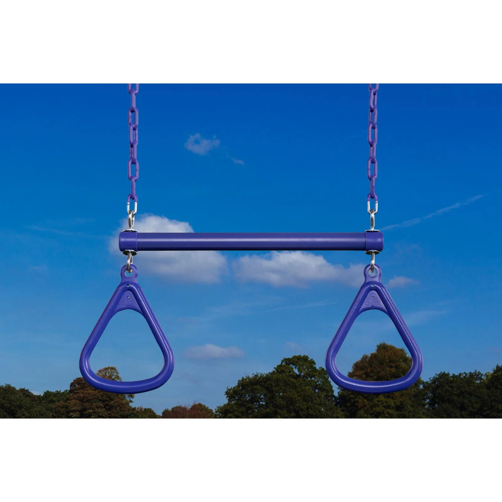 Creative Cedar Designs Ultimate Trapeze Bar w/ Triangle Rings- Pink