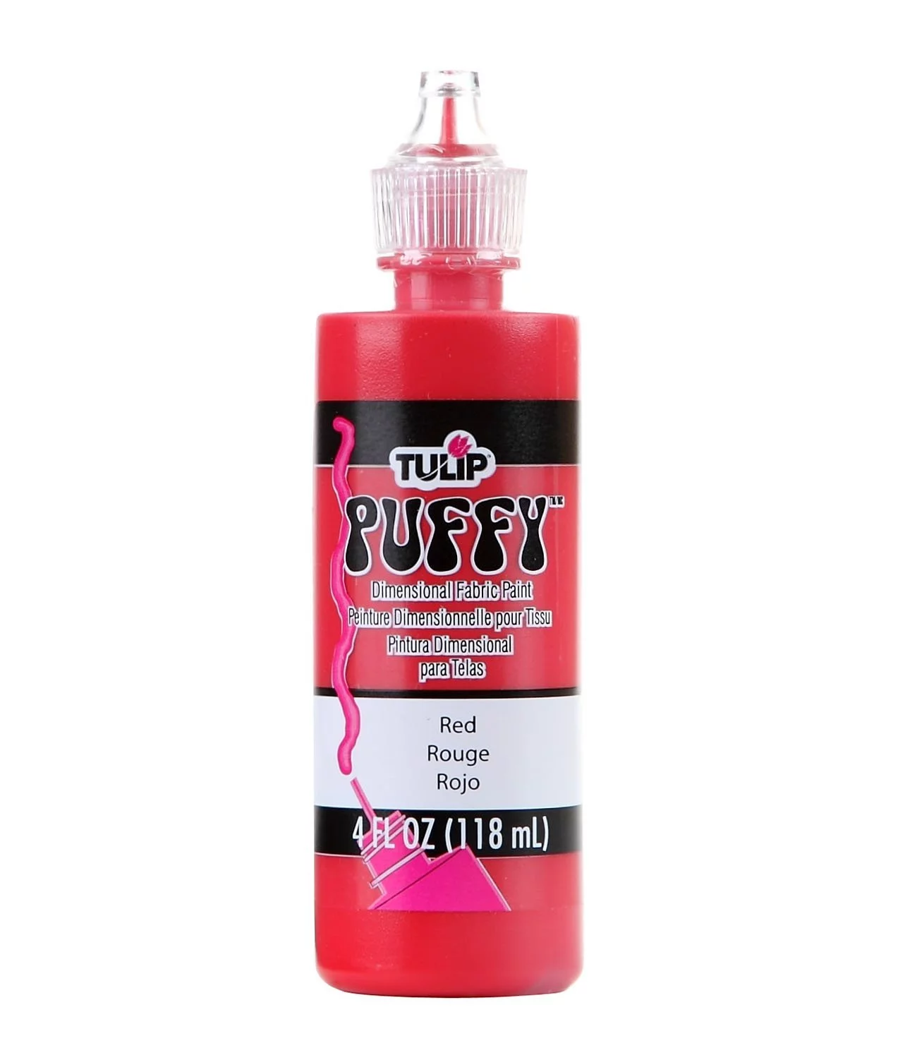 Tulip Slick Brown Dimensional Fabric Paint, 4 fl oz