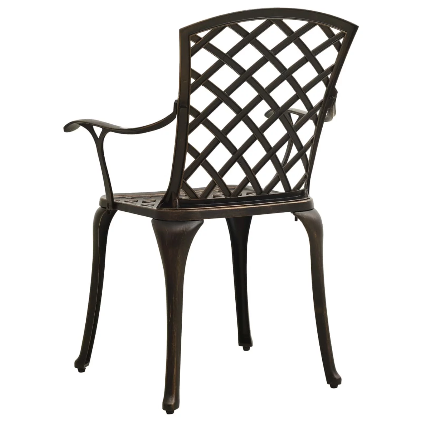 OWSOO 5 Piece Bistro Set Cast Aluminum Bronze
