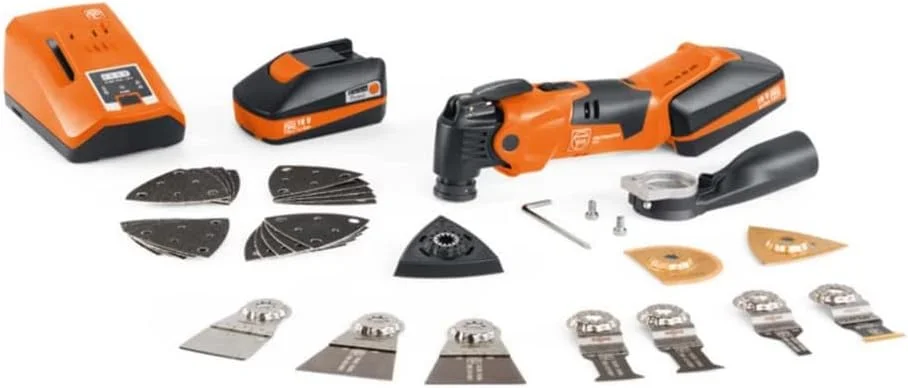 Multimaster AMM 500 Plus Top Oscillating Kit With Quickin System - Starlockplus Mount, 18V, 4 Ah Li-Ion, 11,000-18,500 OPM - 71293361090