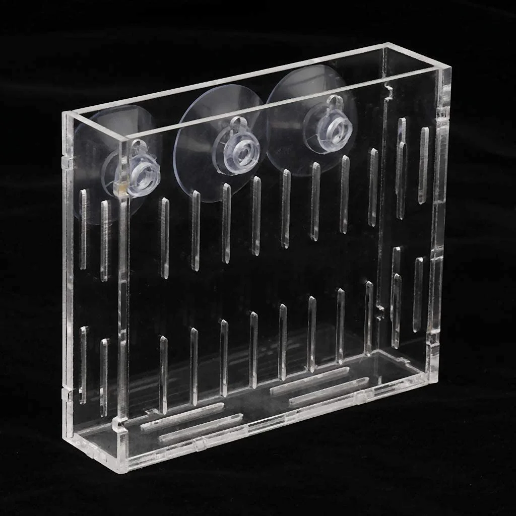 MiguCo Acrylic Aquatic Plant Cup Grass Holder Aquarium Fish Tank Plants Pot