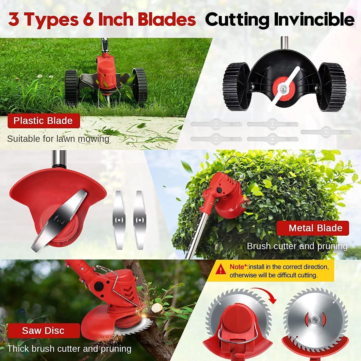 Grass Trimmer Cordless Electric Weed Eaters,Weed Trimmer,Weed Lawn Trimmer