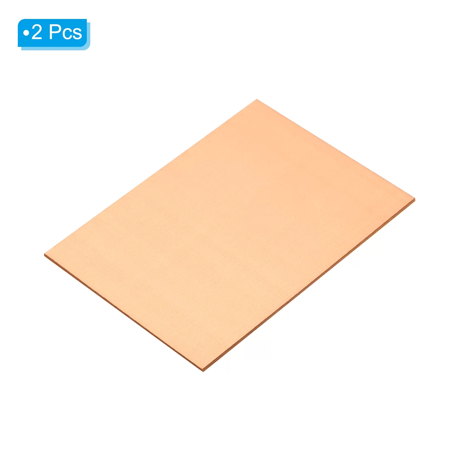 Copper PCB Board, 2Pcs Double Sided Copper Clad Circuit Board Laminate Blank PCB Copper Pads 20x30cm 1MM