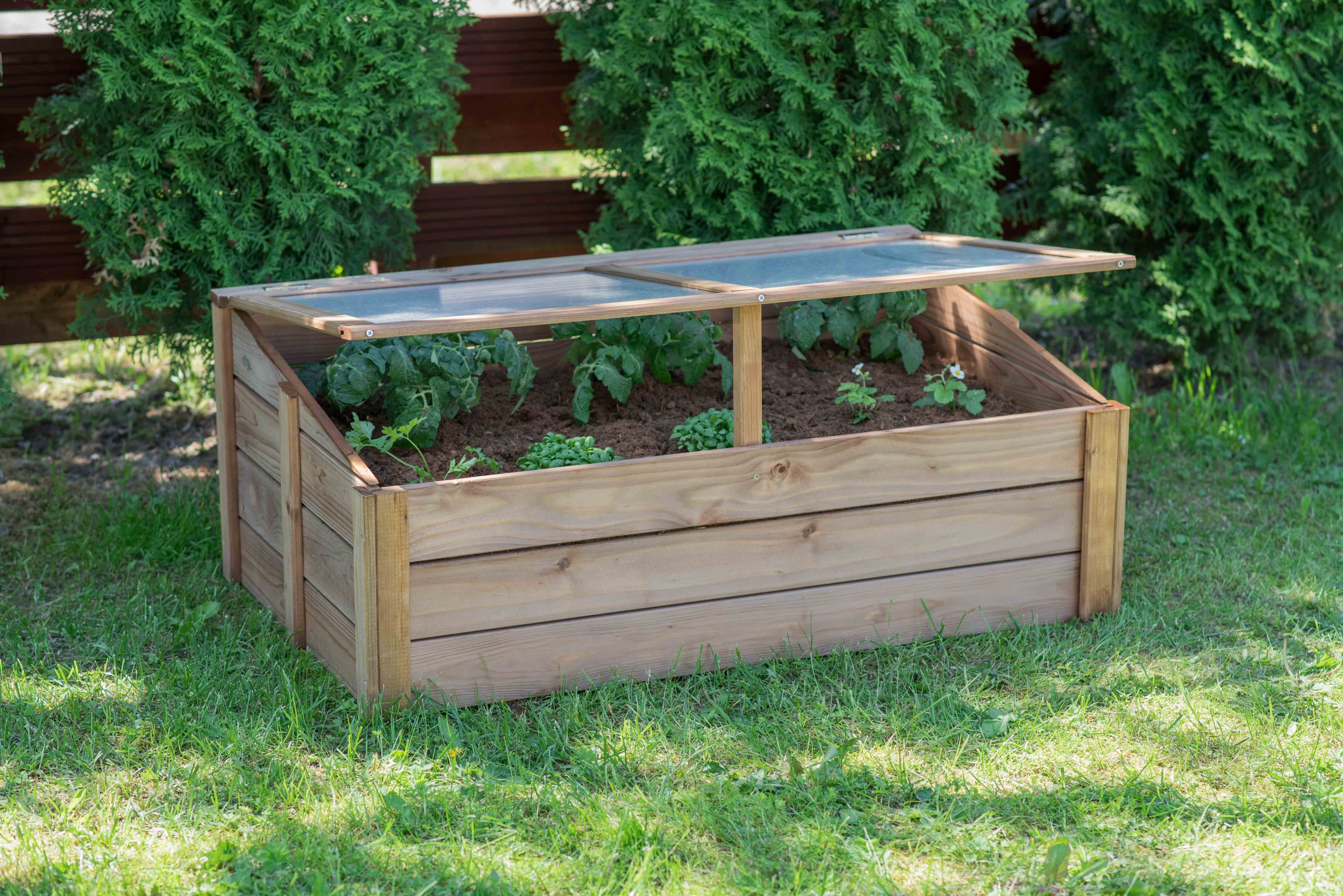 Tierra Garden Wooden Cold Frame 39.4