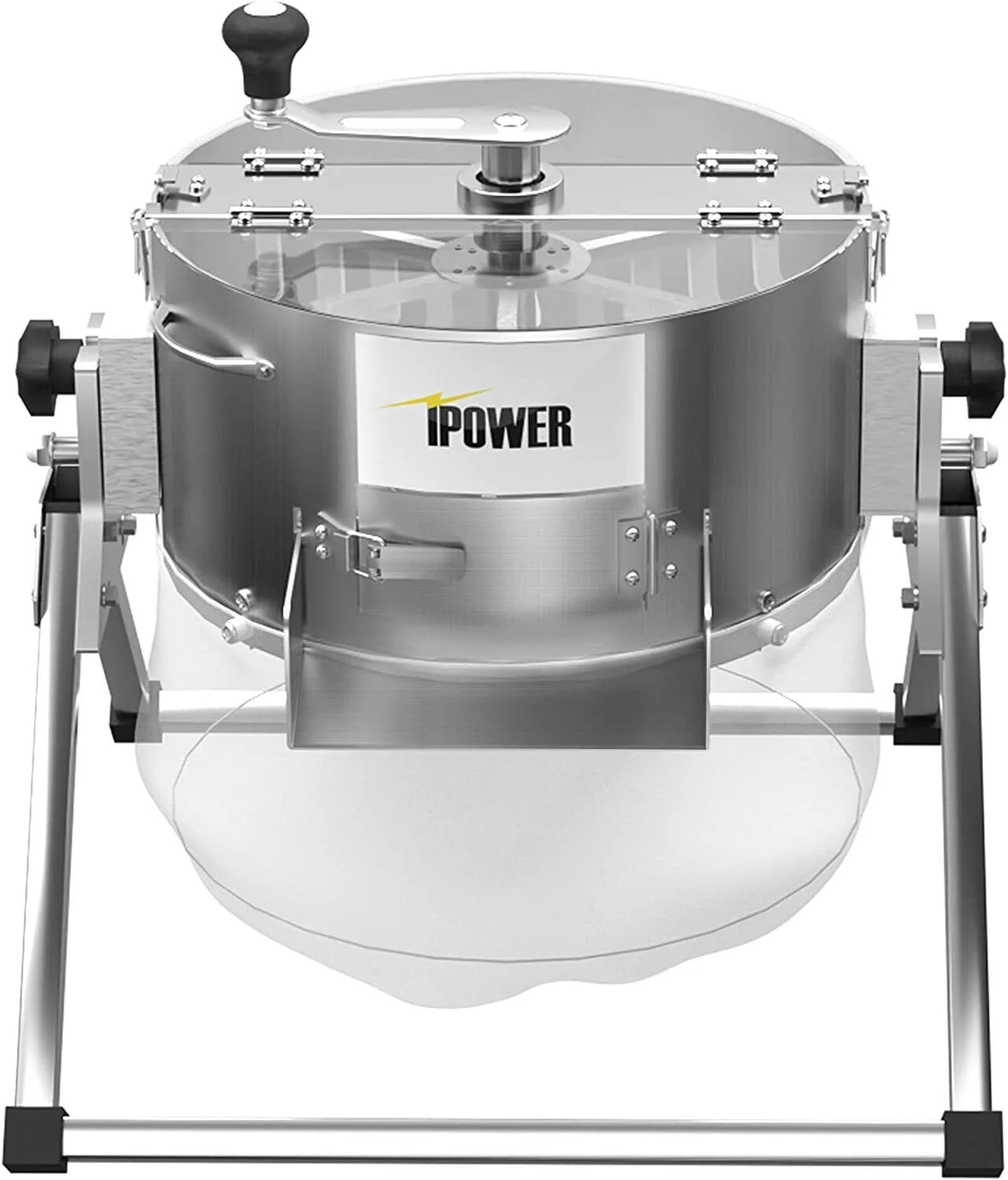 iPower Electric Bud Leaf Trimmer Machine 16-inch Automatic Open Top Hydroponic Bowl Trim Reaper Spin Cut Plant